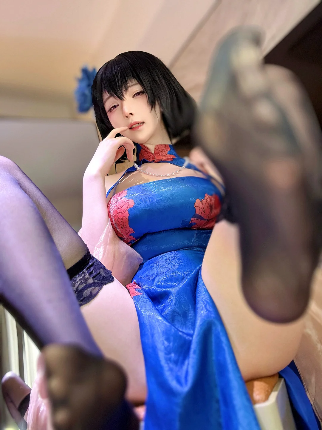 一小央泽 - 碧蓝航线 建武 旗袍 [87P,7V-1.85GB] tg@simisebaisi 【丝足阁】023.webp